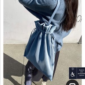 Oak and Fort Pleated Bucket Bag
